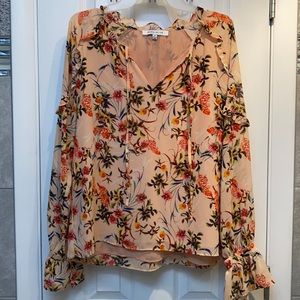 Rose + Olive floral top